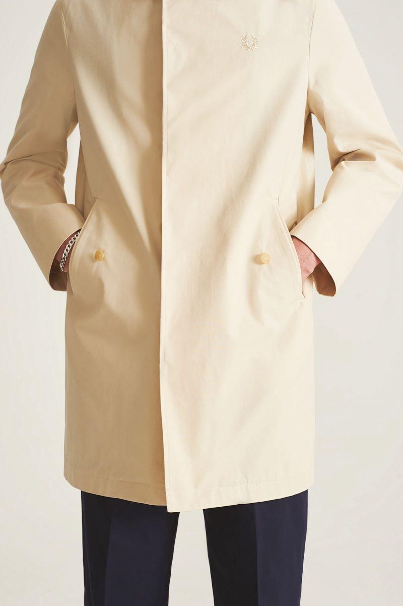 Beige Fred Perry J3819 Men's Jackets | PH 1206YXFU